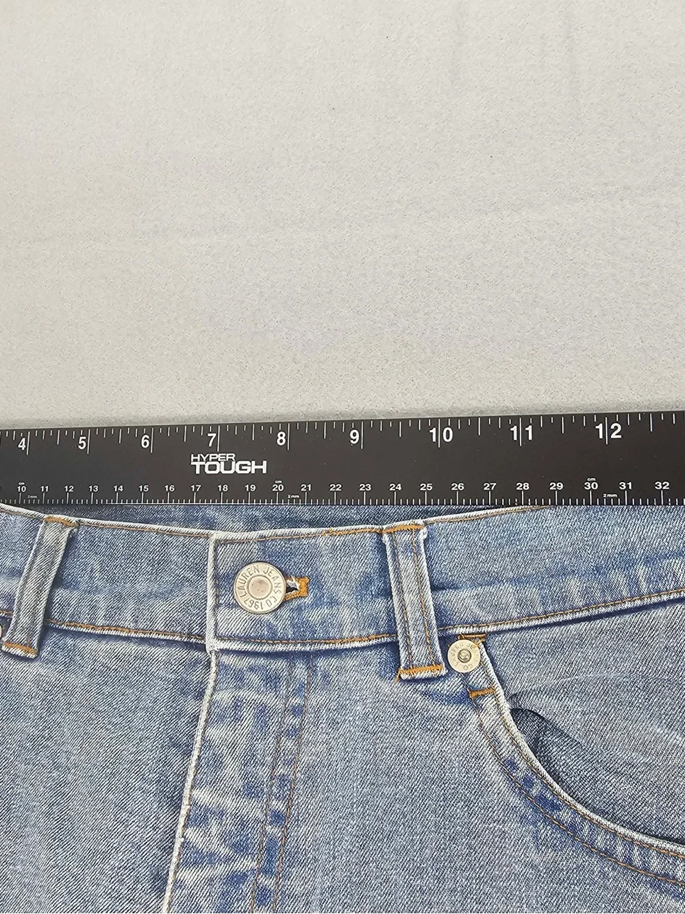 Vintage Lauren Ralph Lauren Denim Culotte Bermuda Shorts Women’s Size 4 Y2K